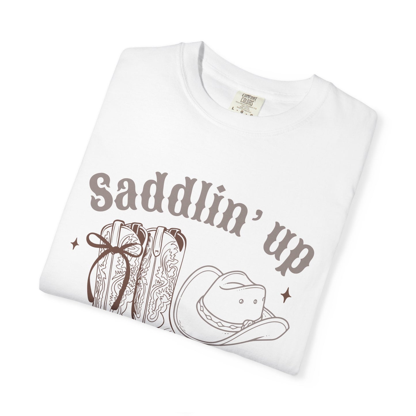 Saddlin' Up Cowboy Bachelorette T-Shirt