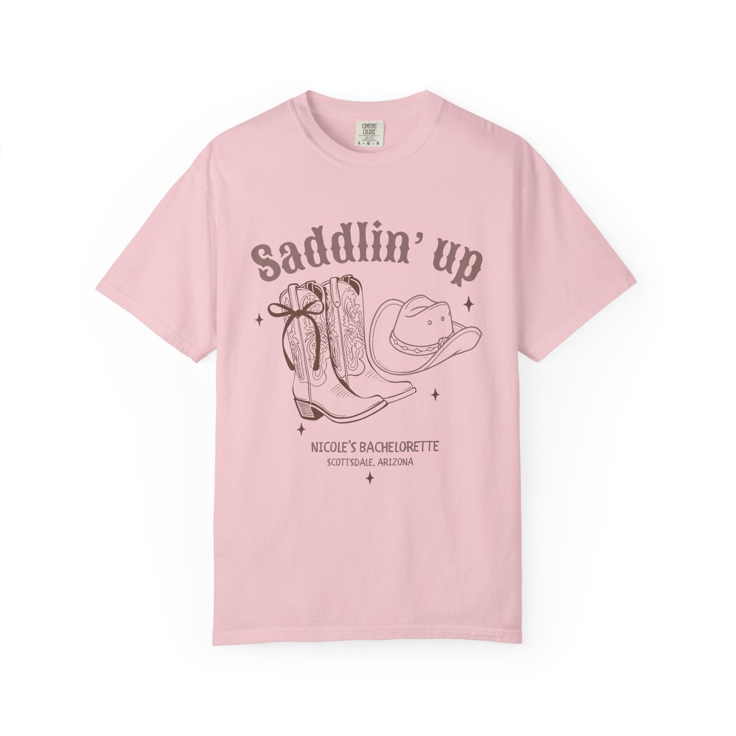 Saddlin' Up Cowboy Bachelorette T-Shirt